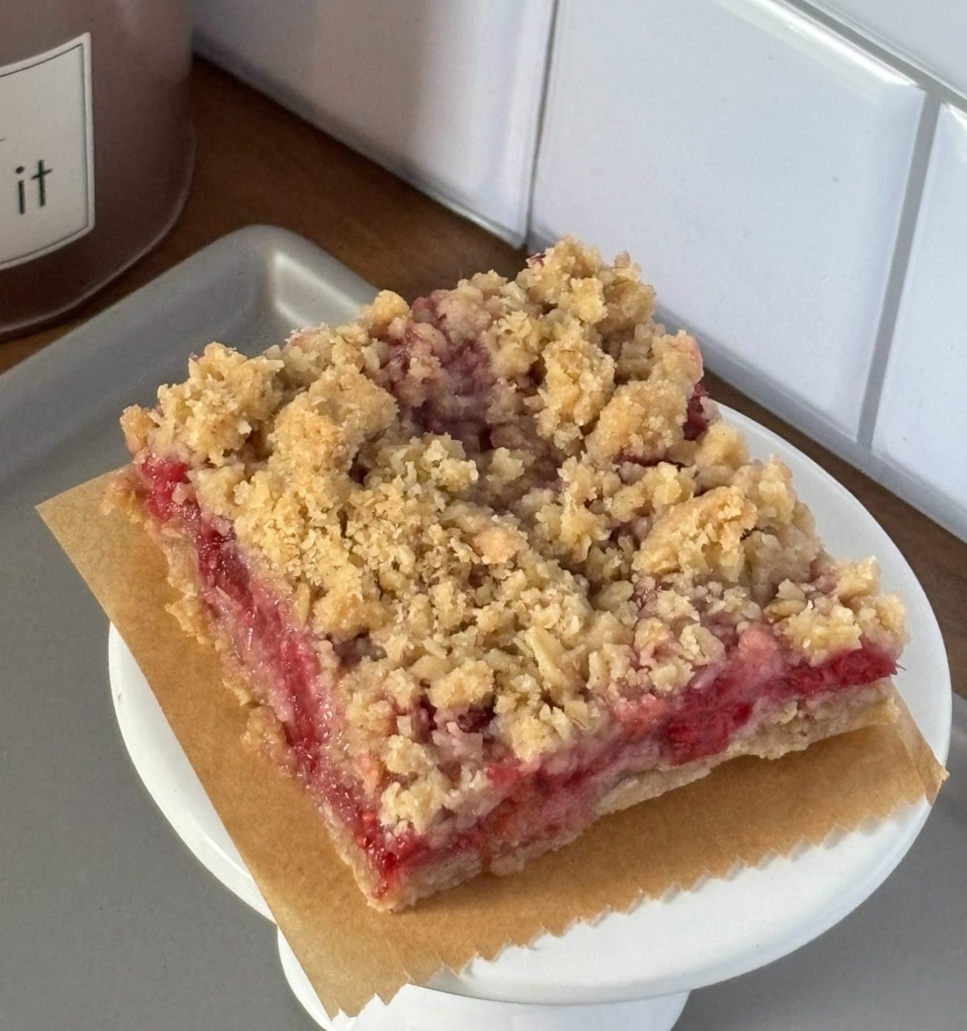 Raspberry Crumb Bars